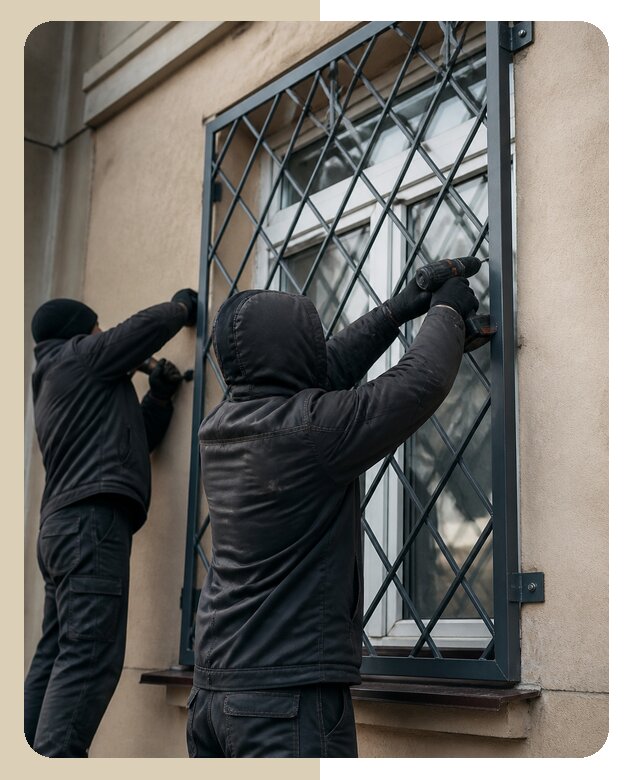 Установка антивандальных решеток на окна в Павлове